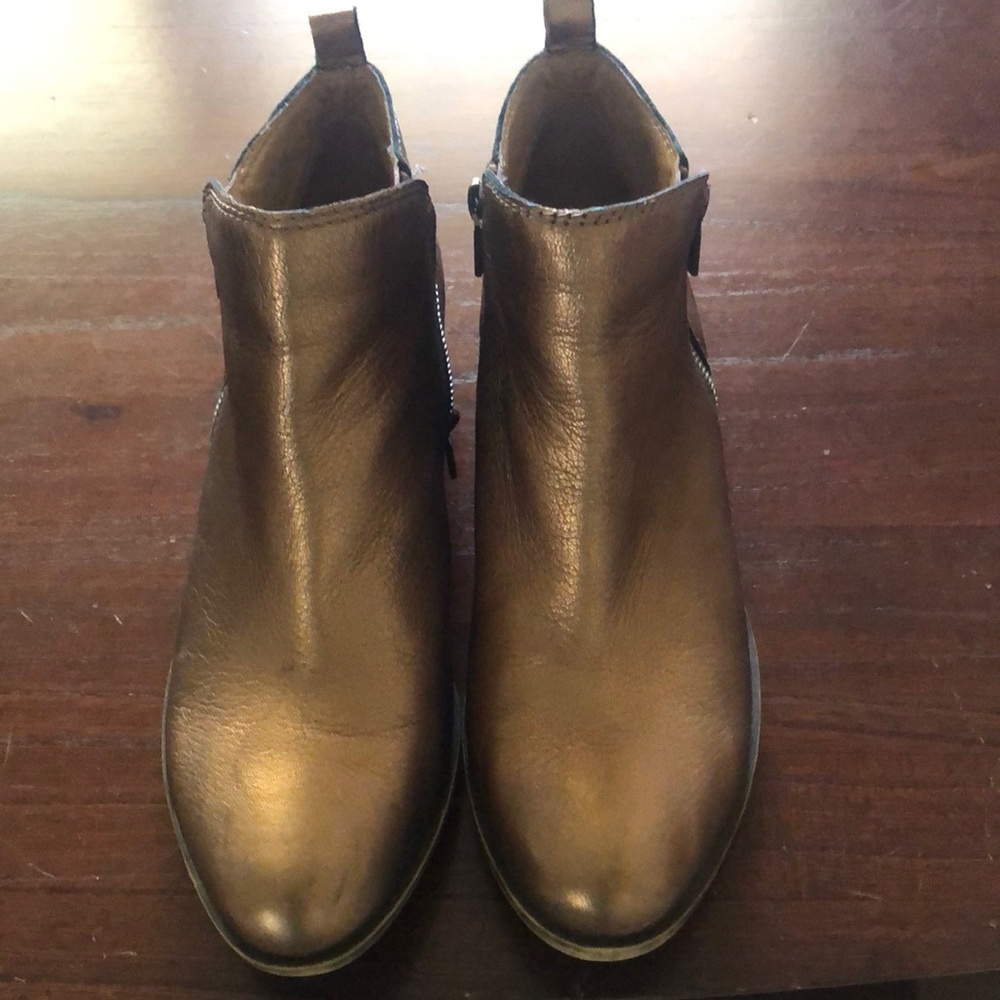 Gold bootie